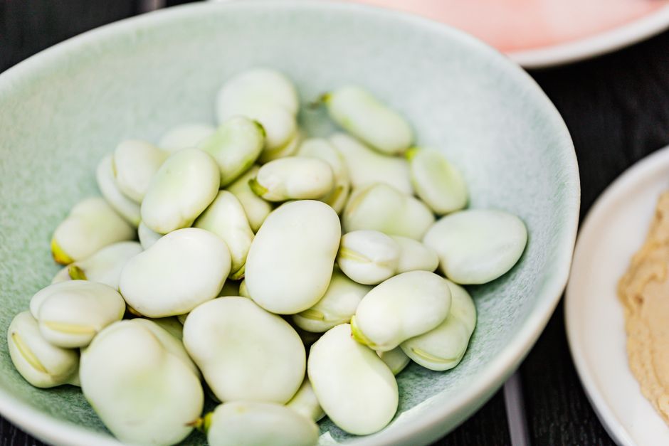 طبق فول وطعمية بلدي